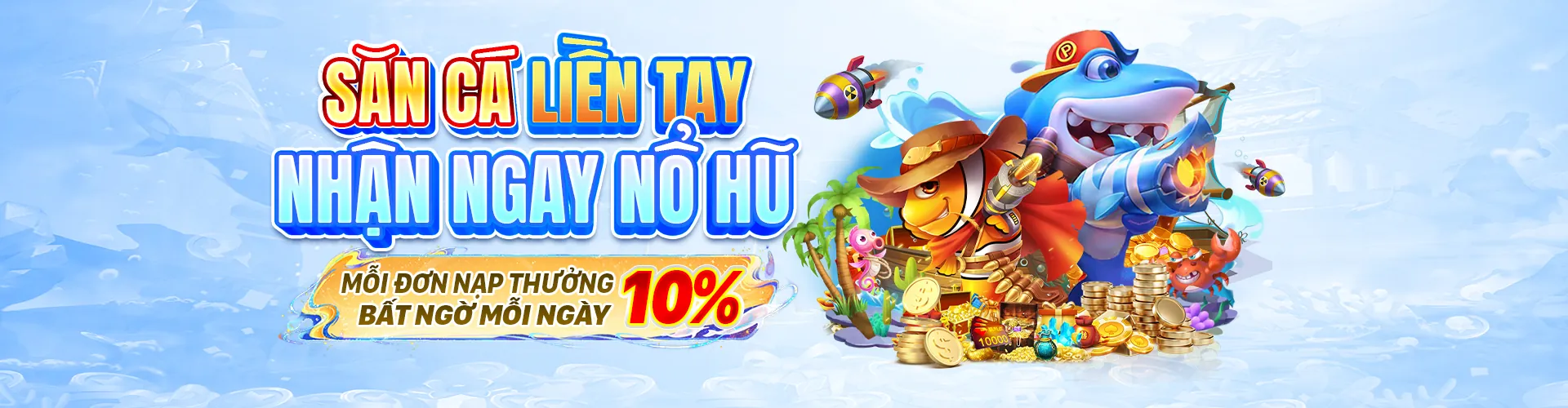 Thế giới bắn cá 368bet sống động với đa dạng loài cá và kho báu